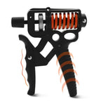 Adjustable 5–165 kg Hand Grip Strengthener & Finger Trainer, Steel Spring