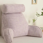 Ergonomic Back Cushion with Adjustable Headrest and Armrests