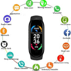 Vardismart Bluetooth Smartwatch with Heart Rate, Sleep and Step Tracking