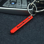 Compact Metal Outdoor Defense Tool Keychain