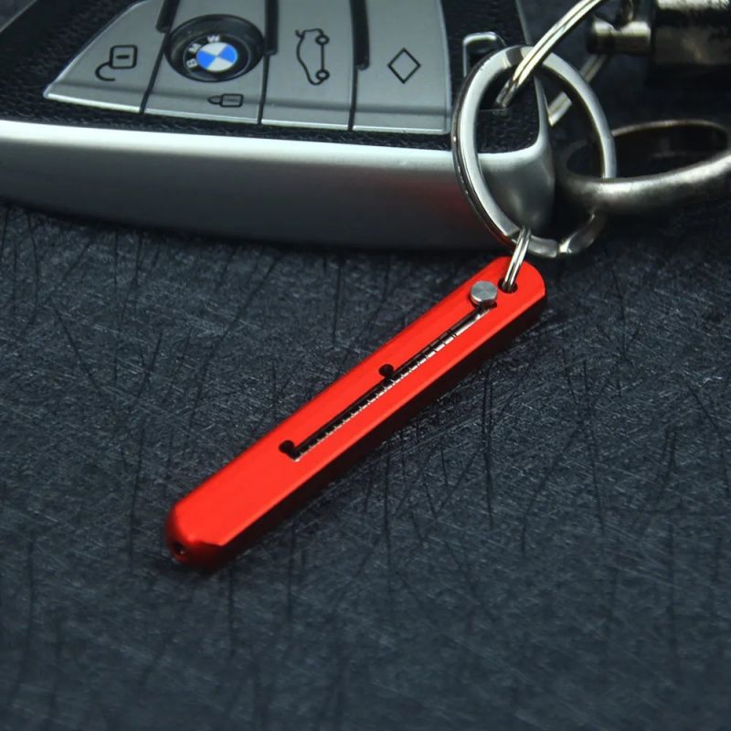 Compact Metal Outdoor Defense Tool Keychain
