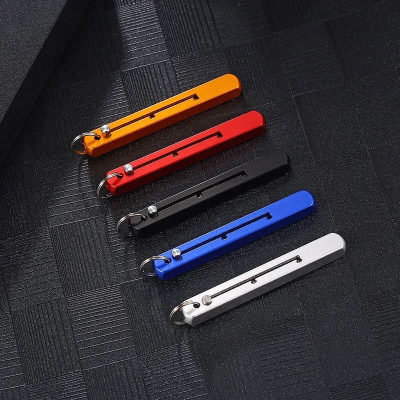 Compact Metal Outdoor Defense Tool Keychain