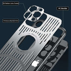 Metal MagSafe Case for iPhone 12–15 Series with Wireless Charging Support