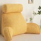 Ergonomic Back Cushion with Adjustable Headrest and Armrests