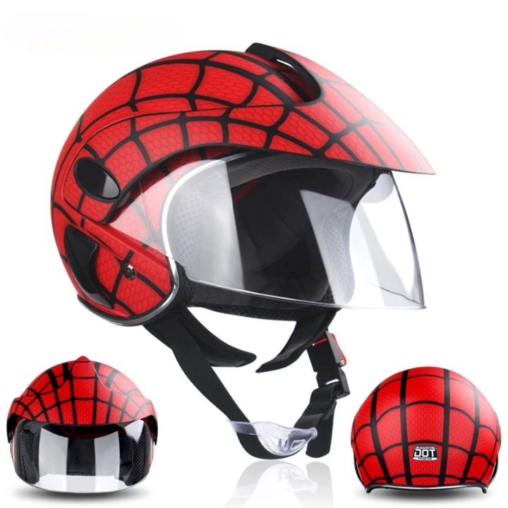 Kids’ Full-Face Motocross Helmet, Ages 3–9, ABS, 48–53 cm