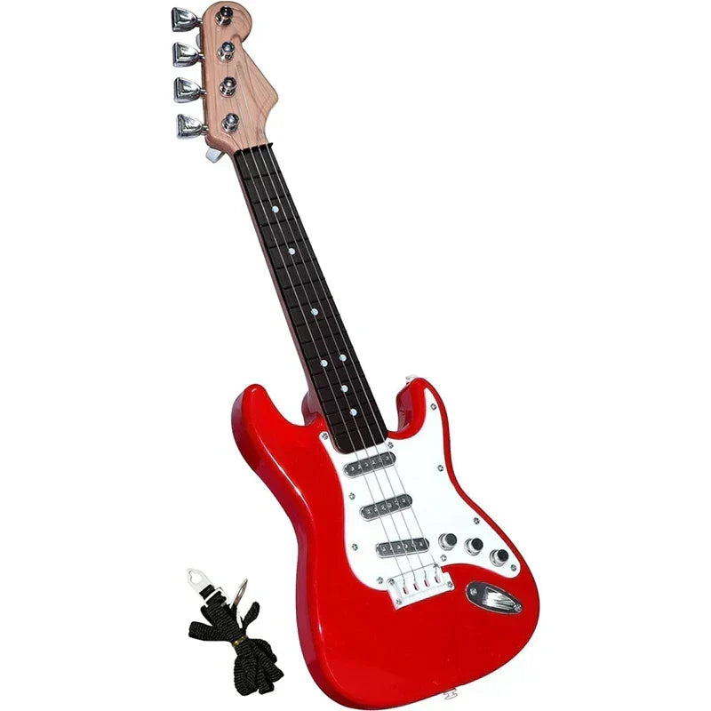 4-String Electric Guitar Toy for Kids, ABS Plastic, 43 x 15 x 4.2 cm