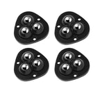 Self-Adhesive Swivel Furniture Wheels, 4-Piece Set, 100 kg Capacity