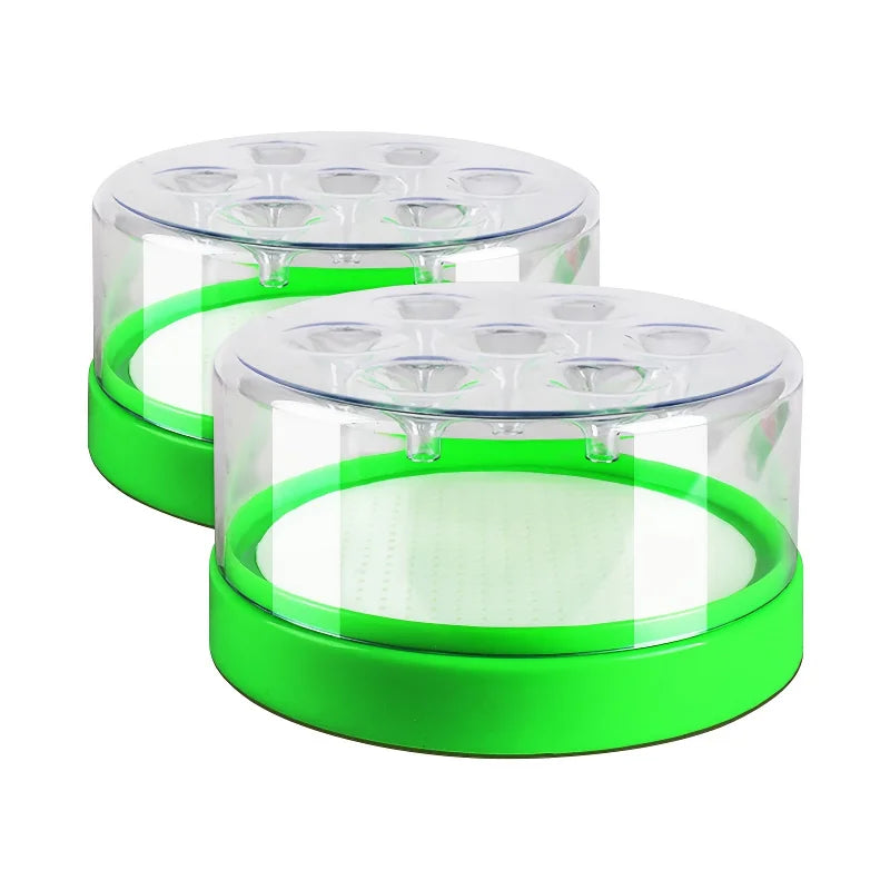 Reusable 7-Entrance Fly Trap, Plastic and Metal Mesh, 15.5 × 7.6 cm