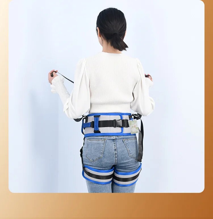 Patient Transfer Belt for Caregiver-Assisted Transfers, Composite Material, S and L
