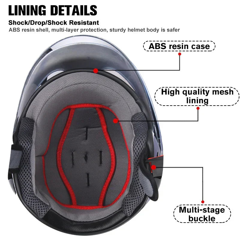 Kids’ Full-Face Motocross Helmet, Ages 3–9, ABS, 48–53 cm