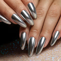 Mirror-Finish Metallic Nail Polish for Chrome-Shine Nail Art
