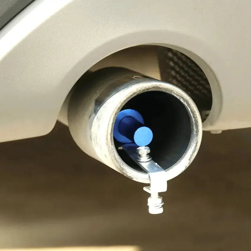 Vehicle Exhaust Resonator for Cars and Motorcycles, 2.5 x 10.7cm