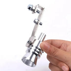 Vehicle Exhaust Resonator for Cars and Motorcycles, 2.5 x 10.7cm
