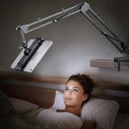 360° Rotatable Tablet Stand with Adjustable Aluminum Alloy Arm