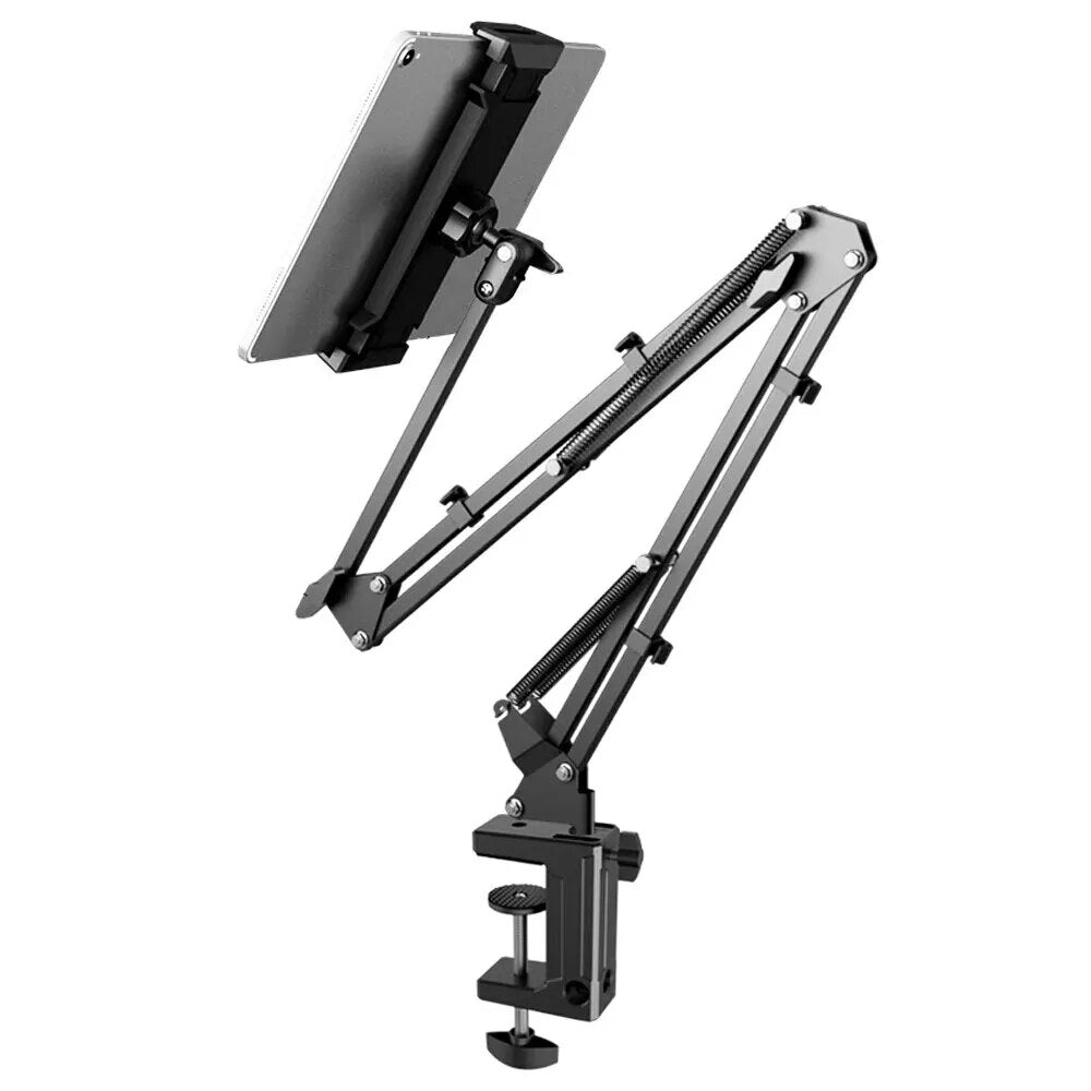 360° Rotatable Tablet Stand with Adjustable Aluminum Alloy Arm