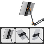 360° Rotatable Tablet Stand with Adjustable Aluminum Alloy Arm
