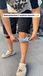 Adult Patella Knee Support Strap, 100% Polyester, Non-Woven