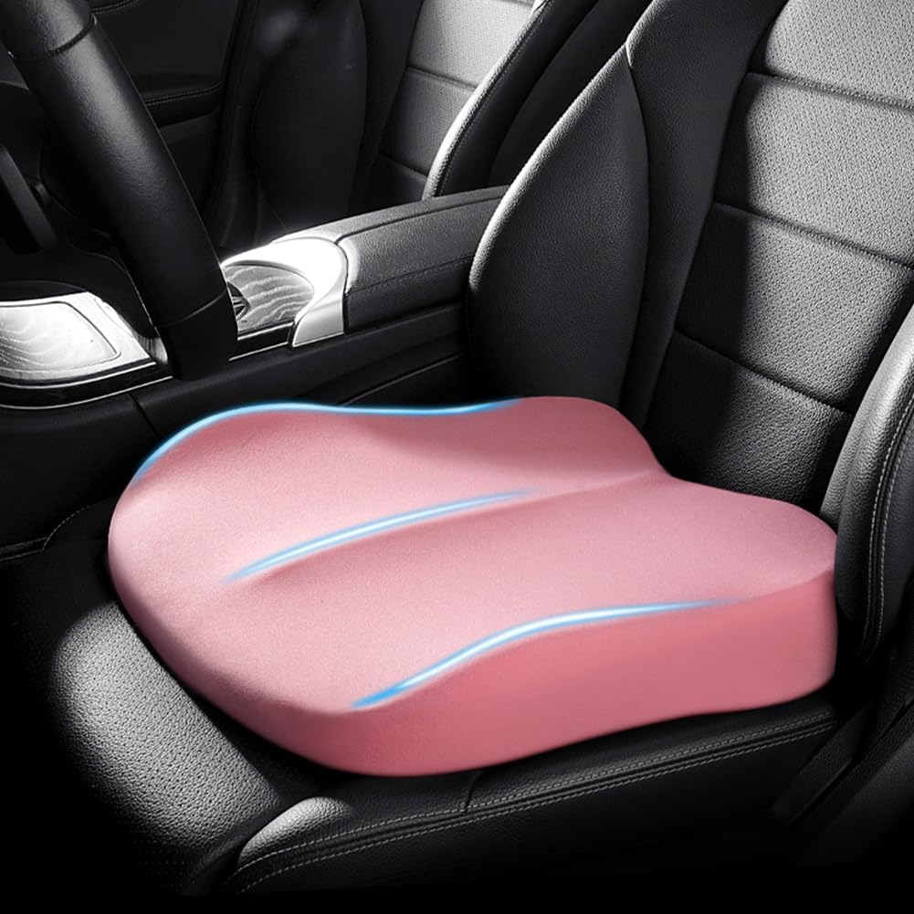 Adult Car Seat Booster Cushion, 43 x 43 x 10 cm, Memory Foam