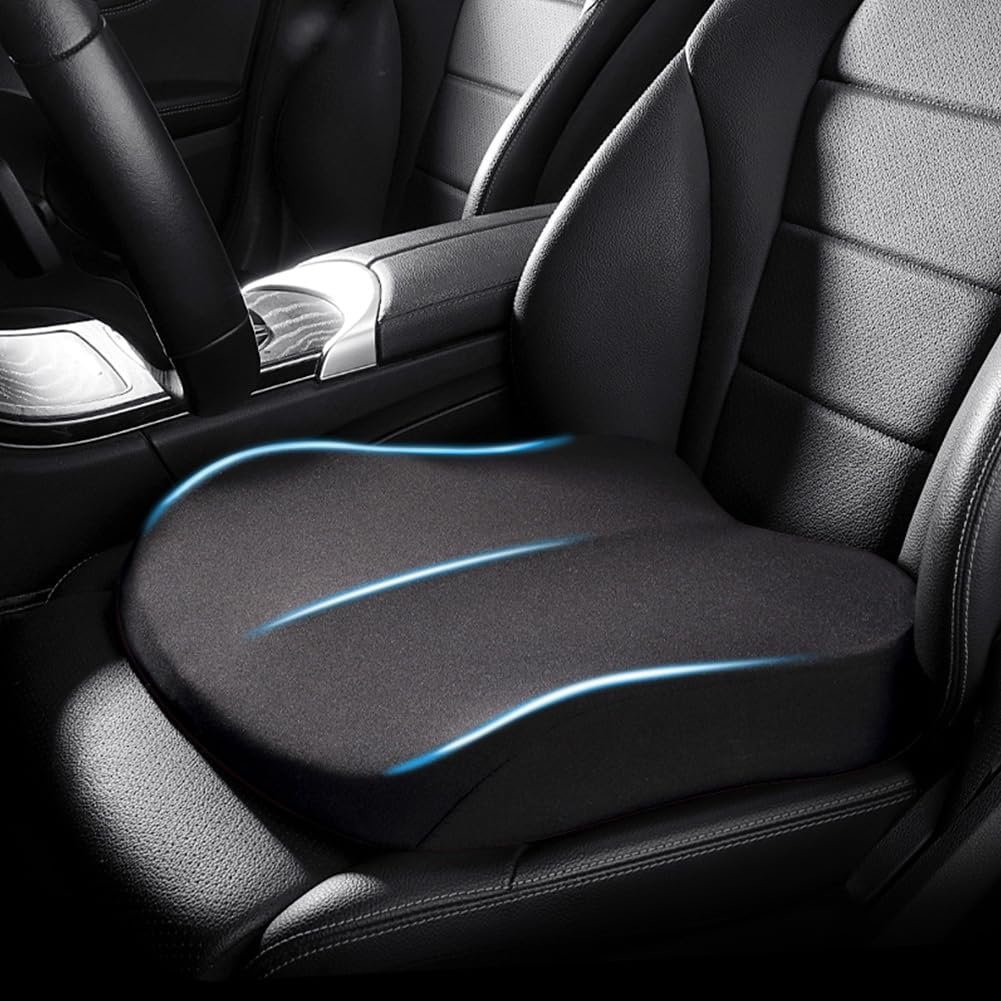 Adult Car Seat Booster Cushion, 43 x 43 x 10 cm, Memory Foam