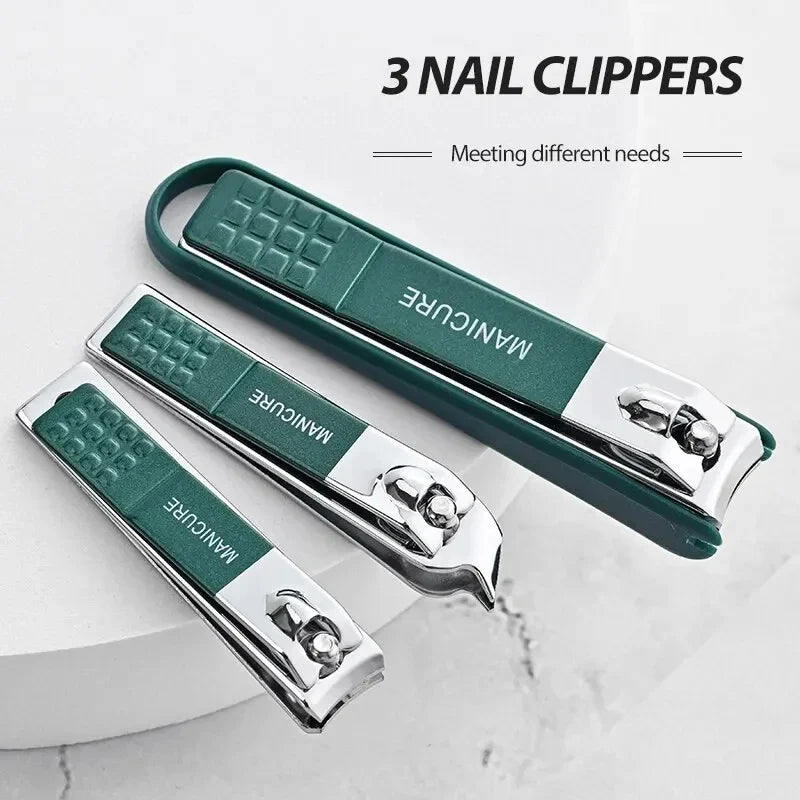 Stainless Steel Nail Clipper Set with Nail File