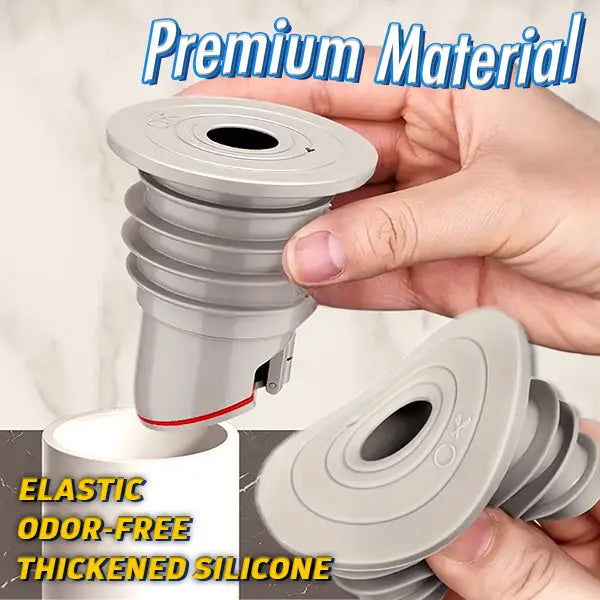 ABS and Silicone Backflow Prevention Drain Valve for Laundry Sinks, 1.8–3.5 cm, view 4
