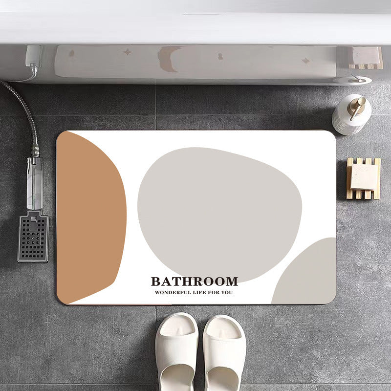 Abstract Landscape Bath Mat | Thrascher