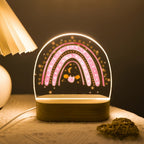 Acrylic LED Rainbow Flower Night Lamp | Thrascher