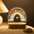 Acrylic LED Rainbow Flower Night Lamp | Thrascher