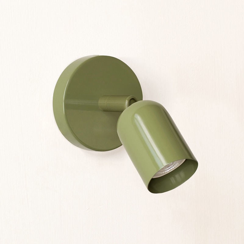 Adjustable Directional Metal Wall Spotlight with Swiveling Head | Thrascher