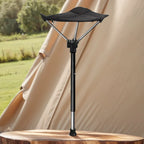 Adjustable Folding Camping Stool, 7075 Aluminum Alloy Frame, view 3