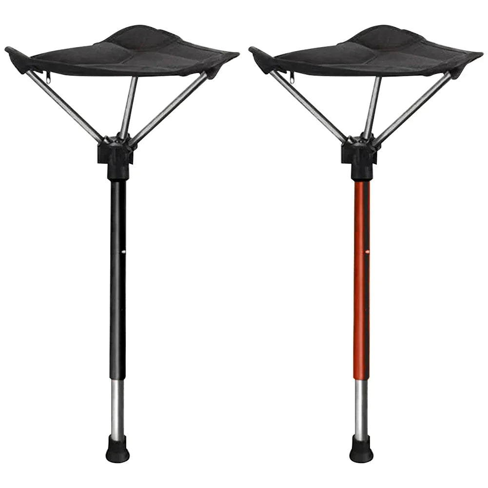 Adjustable Folding Camping Stool, 7075 Aluminum Alloy Frame, view 6