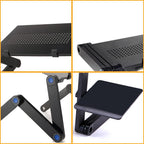 Adjustable Laptop Stand with Mouse Pad for Couch, Bed & Desk, view 3