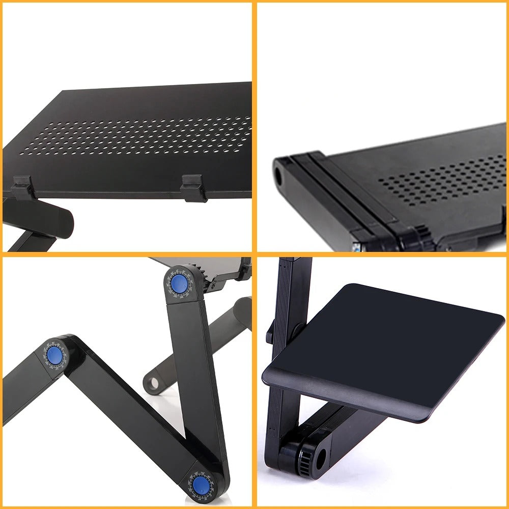 Adjustable Laptop Stand with Mouse Pad for Couch, Bed & Desk, view 3