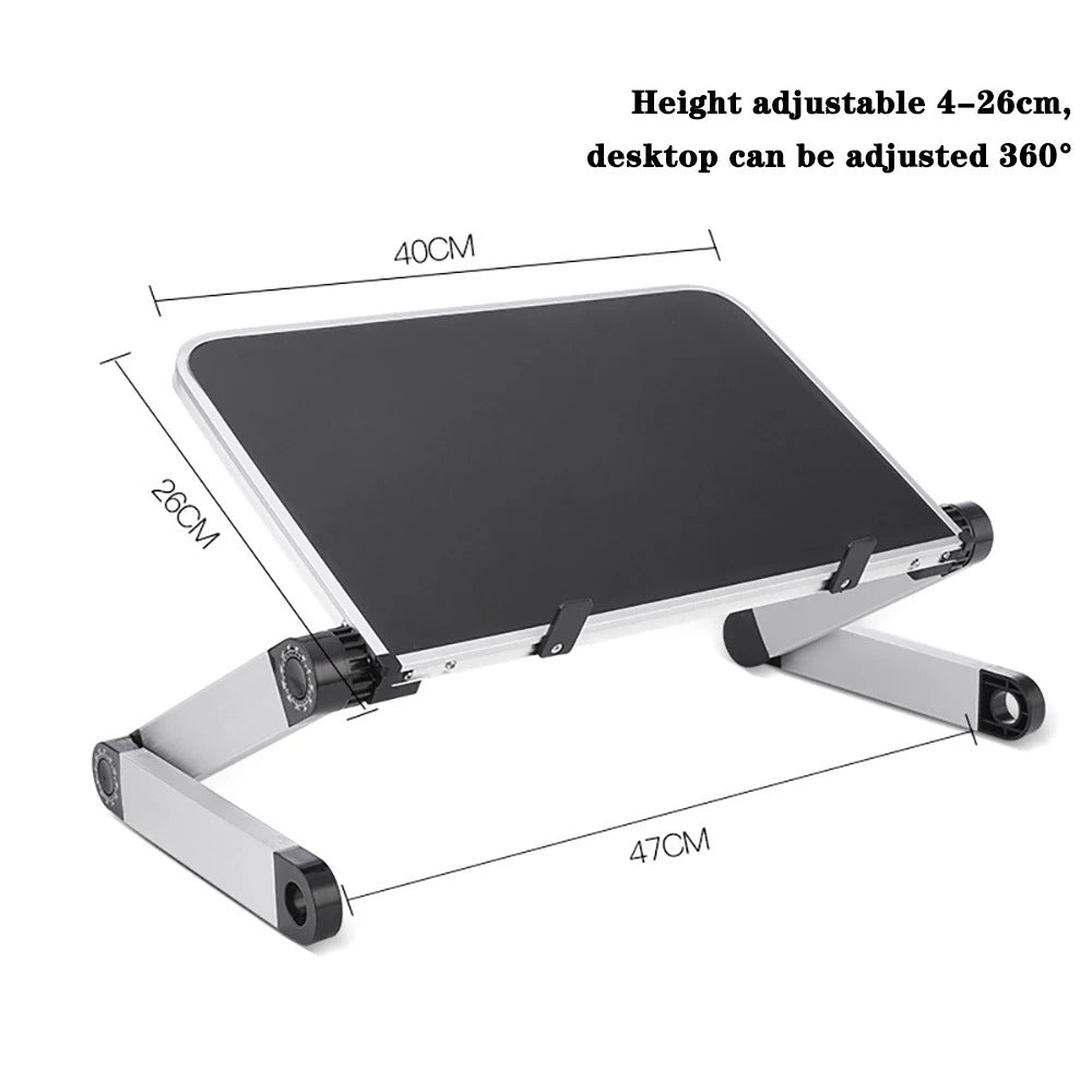 Adjustable Laptop Stand with Mouse Pad for Couch, Bed & Desk, view 6