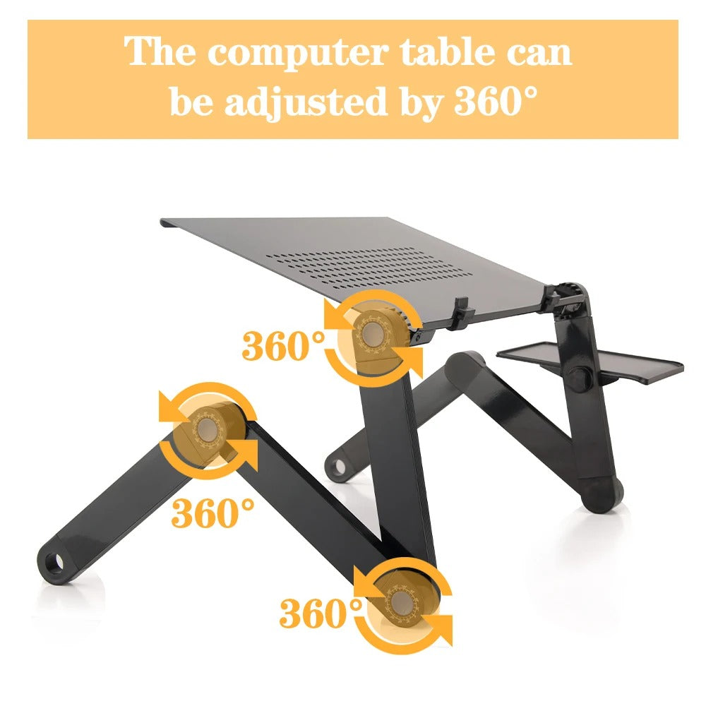 Adjustable Laptop Stand with Mouse Pad for Couch, Bed & Desk, view 7