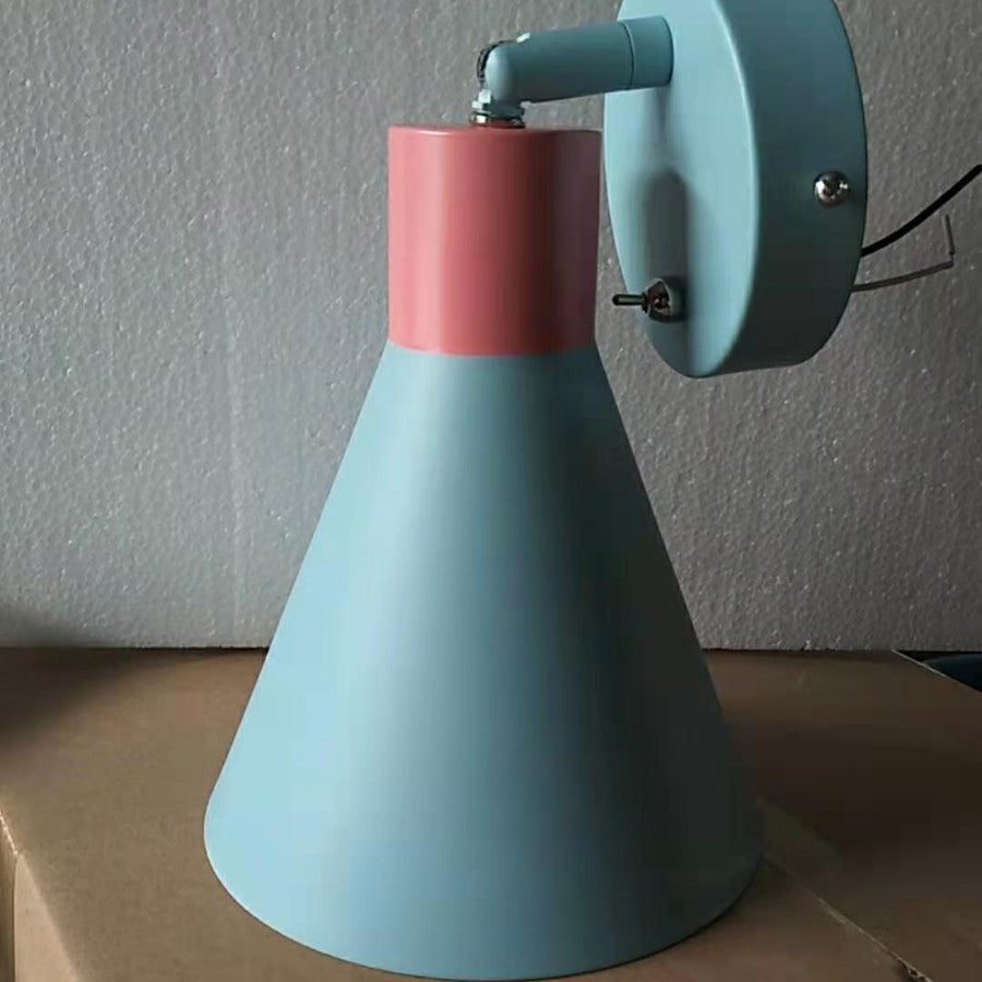 Adjustable Mid-Century Cone Wall Lamp with Swivel Arm | Thrascher