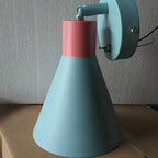 Adjustable Mid-Century Cone Wall Lamp with Swivel Arm | Thrascher