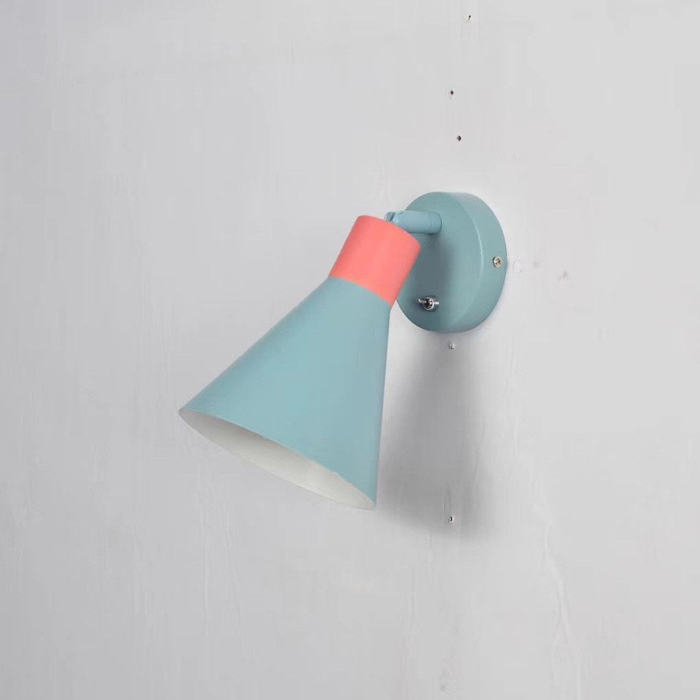 Adjustable Mid-Century Cone Wall Lamp with Swivel Arm | Thrascher