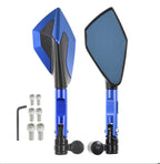 Adjustable Motorcycle Racing Mirrors with Rotating Joints, Aluminum, view 5