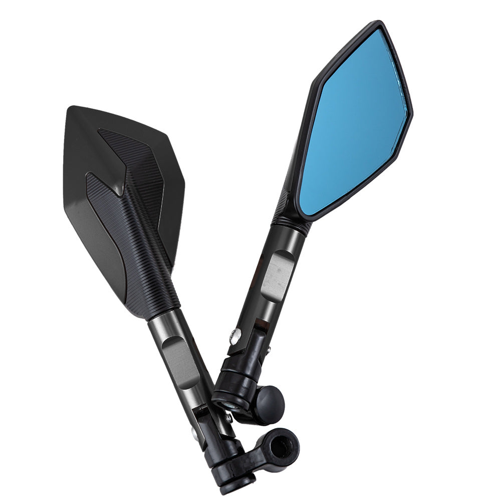 Adjustable Motorcycle Racing Mirrors with Rotating Joints, Aluminum