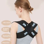 Adjustable Nylon and Neoprene Upper Back and Shoulder Posture Corrector, view 10