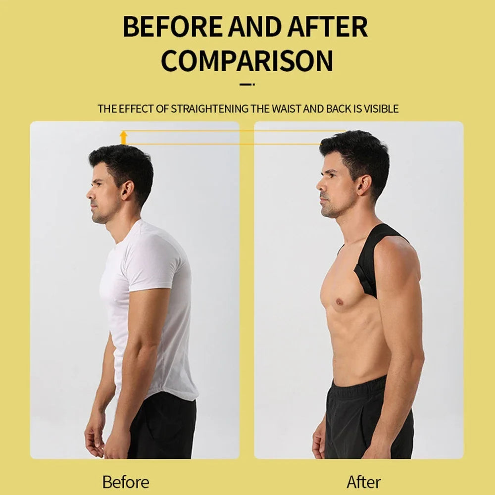 Adjustable Nylon and Neoprene Upper Back and Shoulder Posture Corrector, view 5