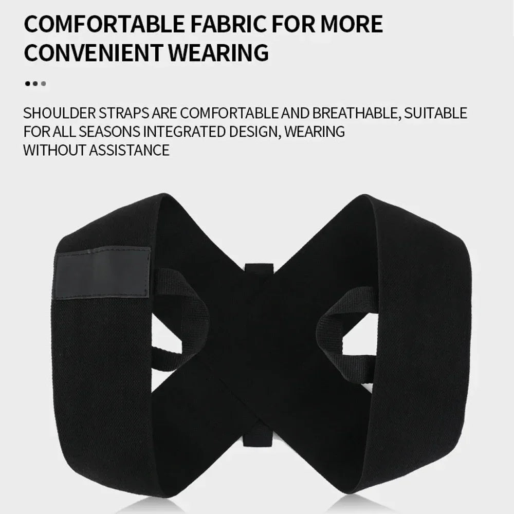 Adjustable Nylon and Neoprene Upper Back and Shoulder Posture Corrector, view 6