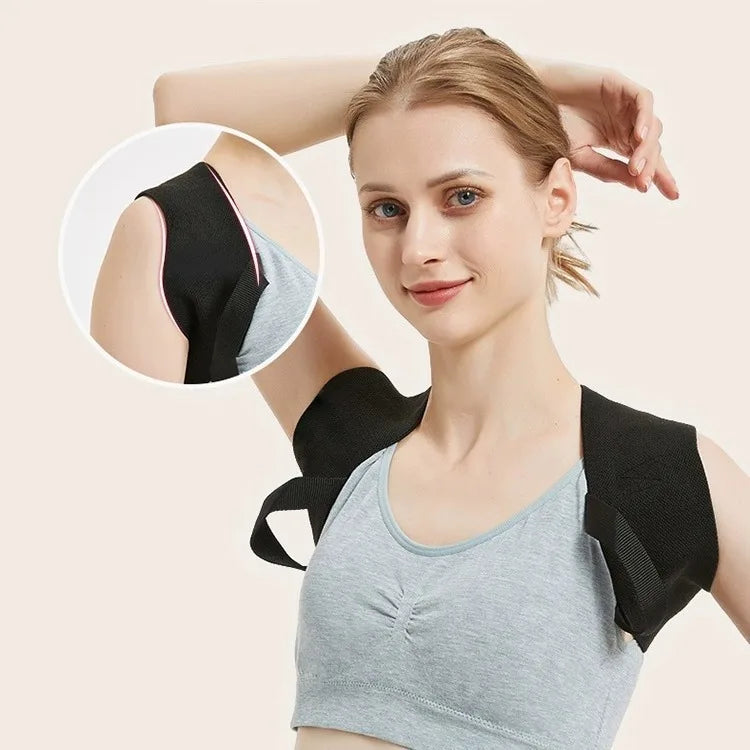 Adjustable Nylon and Neoprene Upper Back and Shoulder Posture Corrector, view 8