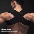 Adjustable Nylon and Neoprene Upper Back and Shoulder Posture Corrector, view 9