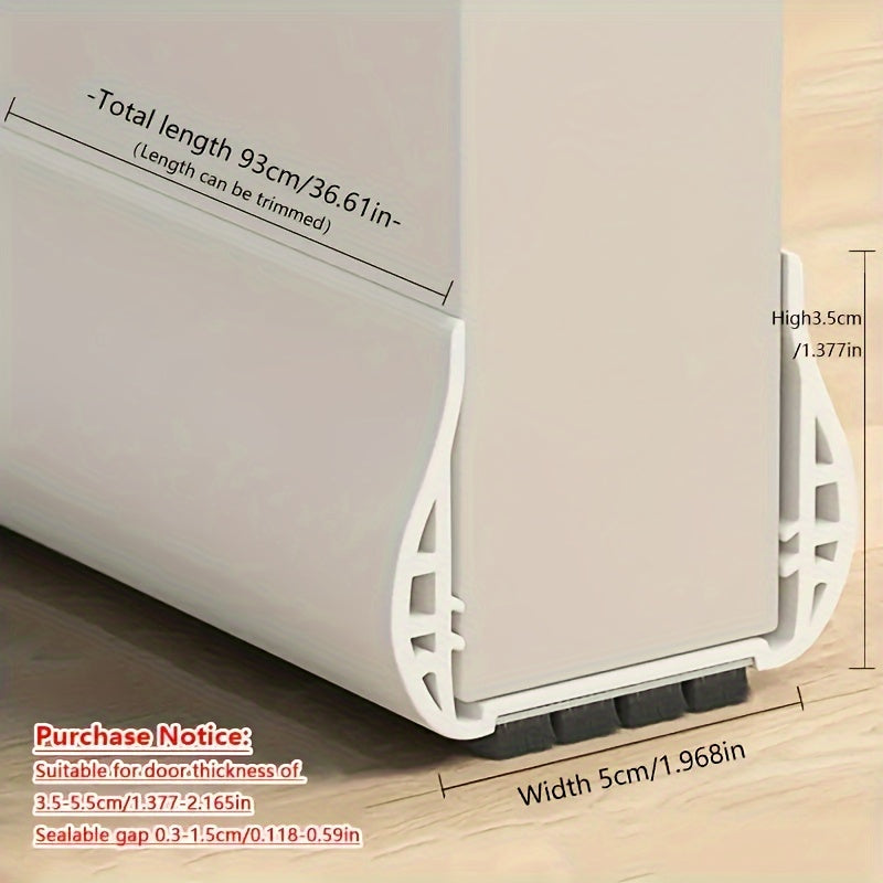 Adjustable Polyester Door Draft Stopper with Foam Core, 92–99 cm, view 2