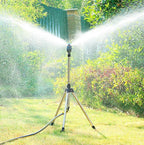 Adjustable Rotating Irrigation Sprinkler, Stainless Steel, 360°, view 3