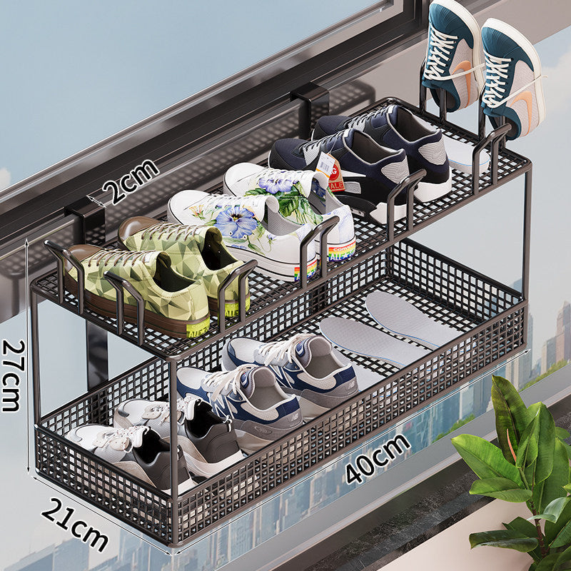Adjustable Shoe Organizer for the Door | Thrascher