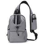 Adjustable Sling Bag with Water Bottle Holder, 4*8*12 inch, view 6