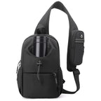 Adjustable Sling Bag with Water Bottle Holder, 4*8*12 inch